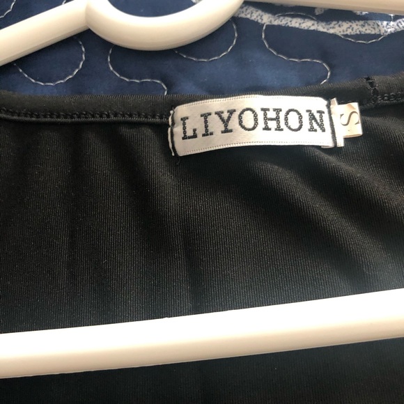 Summer Dress Sleeveless BlackTop with Pattern Pink - Picture 5 of 11